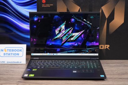 Acer Predator Helios Neo 16S AI OLED IntelCoreUltra7-255HX RTX5060(8GB) Ram16 SSD512 จอ16 QHD+ OLED 240Hz จอสวยสีตรง สเปคสูงจัดเต็ม คีย์บอร์ดไฟRGB4Zone เครื่องสวยวัสดุดี อุปกรณ์แท้ครบกล่องพร้อมประกันศูนย์ ราคาเพียง 48,990.-