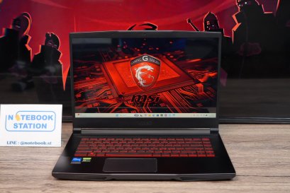 MSI GF63 Thin i5-11400H GTX1650Max-Q(4GB) Ram8 SSD512 จอ15.6 FHD 60Hz สเปคเล่นเกมส์ เครื่องสวย ขายเพียง 11,990.-