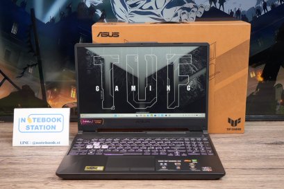 Asus TUF Gaming A15 Ryzen7-7435HS RAM8 RTX3050(4GB) SSD512 จอ15.6 FHD IPS 144Hz สเปคเกมมิ่ง คีย์บอร์ดไฟRGB เครื่องสวย ราคาสุดคุ้มเพียง 21,990.-