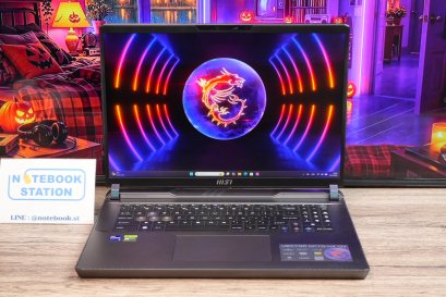 MSI Vector 17 i9-13980HX RTX-4060(8GB) RAM16 SSD1TB จอ17นิ้ว 2K 240Hz เกมมิ่งสเปคสูง จอใหญ่ภาพสวยคมชัด เครื่องสวยพร้อมใช้งานราคาสุดคุ้มเพียง 45,990.-เท่านั้น