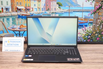 Asus Vivobook 15 IntelCore5-120U Ram16 SSD512 จอ15.6นิ้ว FHD IPS สเปคสูงทำงานเก่ง จอใหญ่มีแป้นตัวเลขแยก ดีไซน์เรียบหรูเบาบาง เครื่องมีประกันศูนย์ ราคาสุดคุ้มเพียง 16,800.-