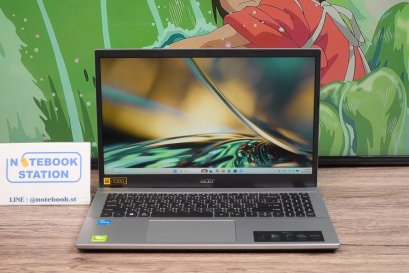 Acer Aspire 3 i3-1215U Ram8 SSD512 จอ 15.6นิ้ว FHD สเปคทำงานรุ่นใหม่ จอใหญ่มีแป้นตัวเลขแยก ดีไซน์บางเบา เครื่องพร้อมใช้งานราคาเพียง 10,900.-