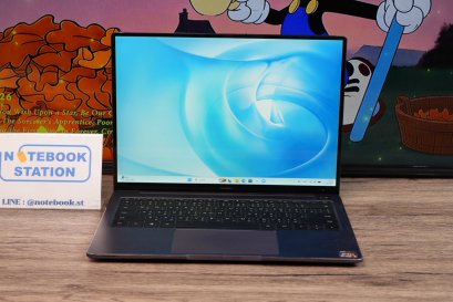 Huawei MateBook 14 Ryzen5-4600H Ram8 SSD512 จอ14 นิ้ว 2K IPS จอภาพสวยคมชัด สเปคดี ทำงานเก่ง ดีไซน์บางเบาพกพาสะดวก เครื่องพร้อมใช้งาน ขายเพียง 7,990.-