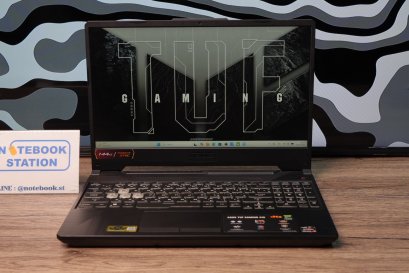 Asus TUF Gaming A15 Ryzen5-7535HS Ram16 RTX-2050(4GB) 512GB M.2 จอ15.6นิ้ว FHD 144Hz สเปคเกมมิ่ง คีย์บอร์ดไฟRGB ดีไซน์ฝาหลังสุดเท่ เครื่องพร้อมใช้งานในราคาสุดคุ้มเพียง 18,990.-เท่านั้น