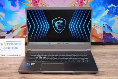 MSI THIN 15 i7-12650H Ram16 RTX-4050(4GB) 512GB M.2 จอ15.6นิ้ว FHD IPS 144Hz สเปคเกมมิ่งสเปคสูงรุ่นใหม่ คีย์บอร์ดไฟสีฟ้า ดีไซน์สวยทันสมัยน้ำหนักเบาไม่เกิน2KG เครื่องพร้อมใช้งานขายเพียง 22,990.-เท่านั้น