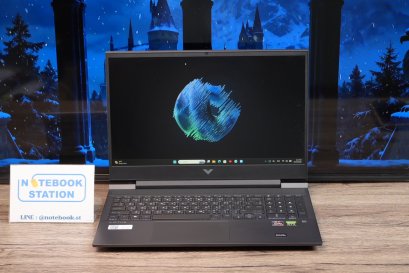 HP Victus Gaming 16 Ryzen5-6600H Ram16 RTX3050Ti(4GB) SSD512GB จอ15.6 FHD 144Hz สเปคเกมมิ่งจอใหญ่ ดีไซน์สวยเรียบหรูทันสมัย เครื่องพร้อมใช้งานเพียง 18,990.-