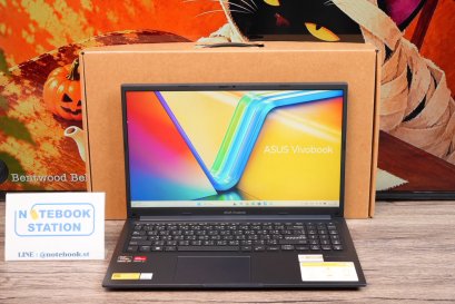 Asus Vivobook 15 Ryzen7-5825U Ram16 SSD512GB จอ15.6นิ้ว FHD IPS สเปคดีทำงานเก่ง จอใหญ่มีแป้นตัวเลขแยก ดีไซน์สวยเรียบ มีประกันศูนย์ยาวสิ้นปี2027 เครื่องพร้อมใช้งาน ราคาสุดคุ้มเพียง 12,990.-