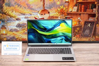 Acer Aspire Lite 15 AIรุ่นใหม่ Core Ultra 5-115U Ram16 512GB M.2 15.6นิ้ว FHD IPS สเปคสูงทำงานเก่งแบตเก็บไฟนาน ดีไซน์เรียบหรู เครื่องสวยบางเบา มีประกันศูนย์2028 ขายเพียง 17,990.-