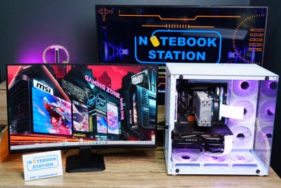 คอมประกอบพร้อมจอ NBST-PC-013 Ryzen5-5600X /MSI RX-6750(12GB) /PNY RAM 16GB(8GBx2) DDR4 3200MHz /PNY 500 GB SSD M.2 /MSI B450 GAMING PLUS MAX DDR4 /MSI MAG A650BN - 650W 80 PLUS BRONZE BLACK ATX/Cooler Master T400I Black พร้อมจอมอนิเตอร์ Gigabyte GS27FC Ga