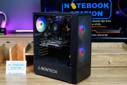 [คอมประกอบมือสอง] AMD Ryzen5-5600G / GTX-1650(4GB) / 16GB (8x2) DDR4 3200MHz / 500GB SSD M.2 / ASRock A520M-HVS AM4 / AeroCool AE-650 80+ WHITE / MONTECH X2 MESH (BLACK) สเปคเกมมิ่งพร้อมใช้งาน ในราคาประหยัดเพียง 10,990.-