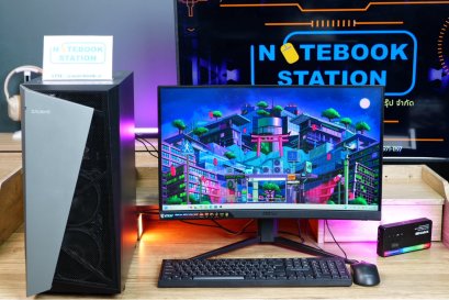 [คอมประกอบพร้อมจอ] INTEL CORE I5-11400F / GTX-1650(4GB) / 16GB (8x2) DDR4 3200MHz / 500 GB SSD M.2 / ASUS PRIME H510M-D DDR4 / ANTEC ATOM B650 650W (80+ BRONZE) / ZELMAN CASE + จอ MSI OPTIX 24 FHD 144Hz CURVED สเปคเกมมิ่ง ครบเซ็ตพร้อมใช้งานเพียง 11,890.-