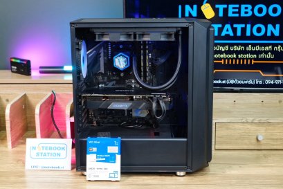 [คอมประกอบมือสอง] AMD RYZEN 5 5600X / RTX-2080 SUPER(8GB) / 16GB (8GBx2) DDR4 2400MHz / 1 TB SSD / GIGABYTE B450 AORUS ELITE AM4 / SUPER FLOWER ARGB 650W 80+ BRONZE / SILVERSTONE PF240-ARGB / MONTECH AIR X ARGB สเปคเกมมิ่ง ไฟRGBสวยๆจัดเต็ม เครื่องพร้อมใช้