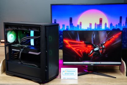 [คอมประกอบมือสอง] INTEL CORE I7-14700K / RTX 5080(16GB) / 32GB (16x4) DDR5 / 2TB SSD (1+1 TB) / GIGABYTE B760M GAMING X / THERMALTAKE GOLD 1050W / COUGAR UNIFACE RGB (BLACK)/ CPU COOLER CORSAIR + AOC 23.8 นิ้ว 144Hz สเปคสูงมาก ตอบโจทย์แทบทุกการใช้งาน พร้อ