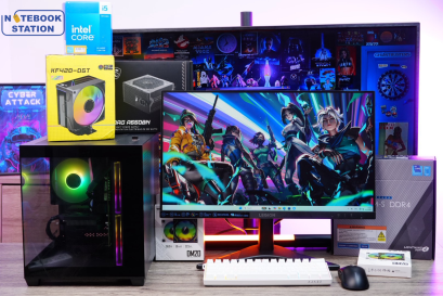 [คอมประกอบพร้อมจอ] INTEL CORE I5-14400F / RTX-4060(8GB GDDR6) / 16GB (8GBx2) DDR4 3200MHz / 1TB SSD M.2 / MSI PRO H610M-S DDR4 / MSI MAG A550BN - 550W 80+ BRONZE / DarkFlash D275M M-ATX + จอ Lenovo Legion R24S - 23.8นิ้ว 144Hz สเปคสูง ครบเซ็ตพร้อมใช้งาน ร