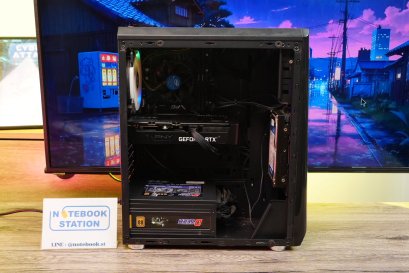 [คอมประกอบมือสอง] INTEL CORE I3-9100F / RTX-3050(8GB) GDDR6 / 16GB(8GBx2) DDR4 2666MHz / 128GB M.2 + 240 SATA SSD + 1TB HDD / GIGABYTE H310M S2H 2.0 / DTECH PW023A 650W 80+ BRONZE สเปคเกมมิ่งงบประหยัด เครื่องพร้อมใช้งานในราสุดคุ้มเพียง 11,900.-