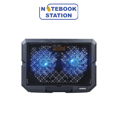 NUBWO COOLING PAD รุ่น NF214 พัดลมระบายความร้อน 2 ตัว มี Mobile Holder ราคา 230.-
