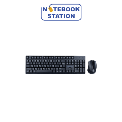 คีย์บอร์ดและเมาส์ไร้สาย NUBWO COMBO SET WIRELESS รุ่น NKM644 ราคา 250.-