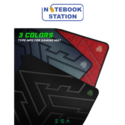 EGA TYPE MP2 MOUSE PAD แผ่นรองเมาส์ ขนาด35*28*0.3CM พื้นผิวเหมาะกับการเล่นเกม ราคา 99.-