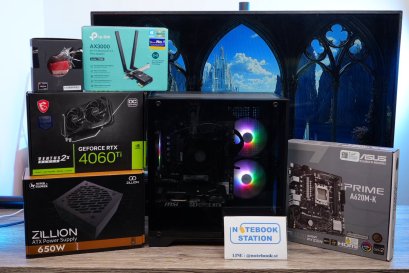 [คอมประกอบมือสอง] AMD Ryzen5-7500F / RTX-4060Ti(8GB) / 16B(8GBx2) DDR5 5600MHz / 1TB SSD M.2 / ASUS PRIME A620M-K / SUPER FLOWER ZILLION 650W 80 PLUS BRONZE สเปคสูง พร้อมใช้งานในราาสุดคุ้มเพียง 24,990.-