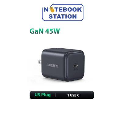หัวชาร์จ UGREEN GaN 45W Mini Fast Charger PD3.0 SFC 2.0 ราคา 390.-