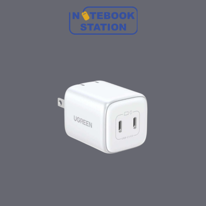 หัวชาร์จ Ugreen CD294 Wall Charger With PD 2 GaN Tech Fast Charger (US) (Adapter ชาร์จเร็ว | 45W | PD | QC 3.0/4.0 | PPS | 2Type-C | GaN) ราคา 990.-