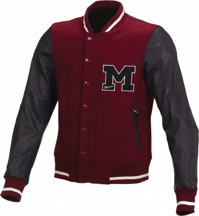 แจ็คเก็ตหนัง Macna Men College 310 Red