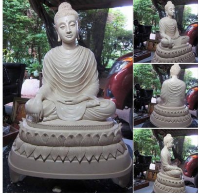 พระพุทธรูปคันธาระ (หรือคันธารราฐ). หน้าตัก 9 นิ้ว