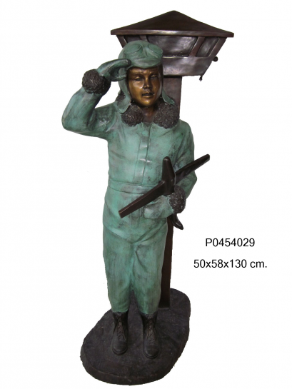 รูปปั้นทองเหลืองสไตล์ยุโรป ออกแบบได้ตามต้องการ