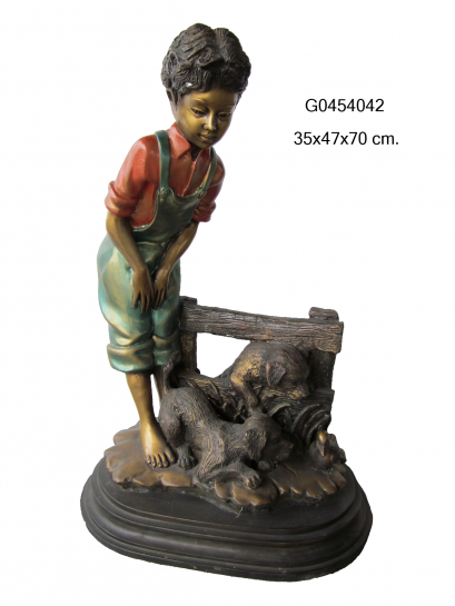 รูปปั้นทองเหลืองสไตล์ยุโรป ออกแบบได้ตามต้องการ