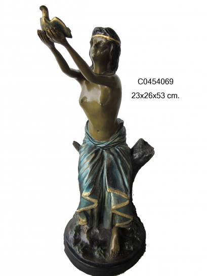 รูปปั้นทองเหลืองสไตล์ยุโรป ออกแบบได้ตามต้องการ