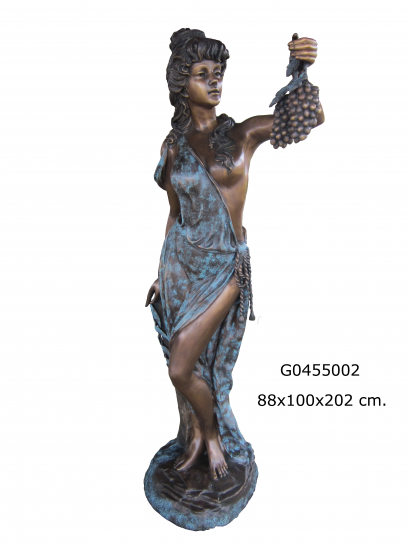 รูปปั้นทองเหลืองสไตล์ยุโรป ออกแบบได้ตามต้องการ