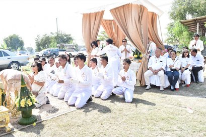 พิธีเททองหล่อพระองค์พระแม่อุมา โรงหล่อพระเจริญศิลป์ธรรม