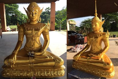 พระมหาจักรพรรดิ์ หน้าตัก 60 นิ้ว ปั้นตามแบบที่ลูกค้าต้องการ