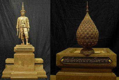 องค์จำลองพระนารายณ์มหาราช ขนาดความสูง 70 ซม