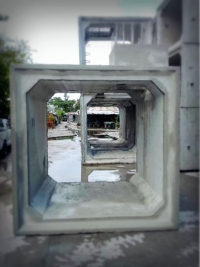 บ่อพักคอนกรีตเสริมเหล็กสำหรับ ท่อสี่เหลี่ยม (Box out)