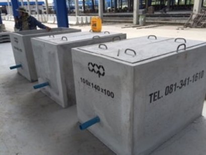 บ่อพักร้อยสายไฟ สำหรับงานวางท่อก๊าซ