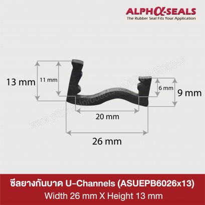 U-Channels 26x13 mm.