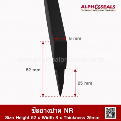 NR Rubber Sweep Seals ASSW05NR5208
