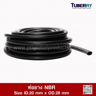 NBR Rubber Tubing ID.20 x OD.28 mm
