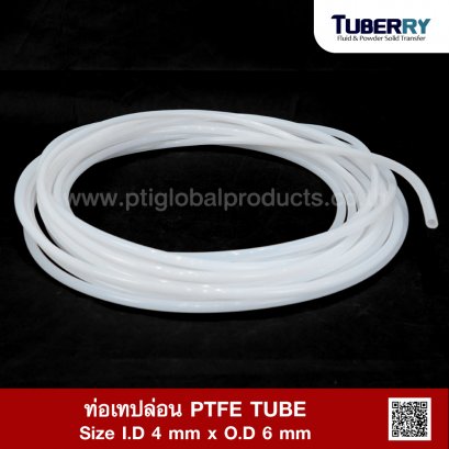 ท่อเทปล่อน PTFE TUBE I.D 4 mm x O.D 6 mm