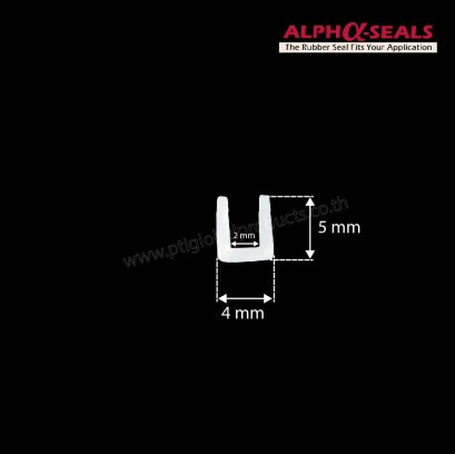 Silicone U-Channels 4x5 mm