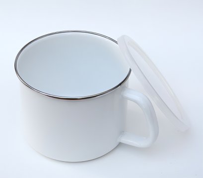 Enamel Cooking Pot&amp; Food Storage w/PE.Lid