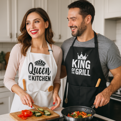 KING &amp; QUEEN Apron