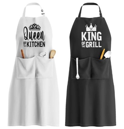 KING & QUEEN Apron
