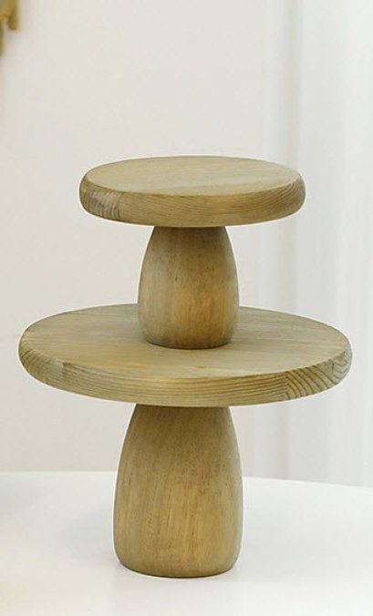 Mushroom Wooden Stand