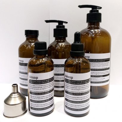 ขวดรีฟิล  Refill Glass Bottle Aesop Styles.
