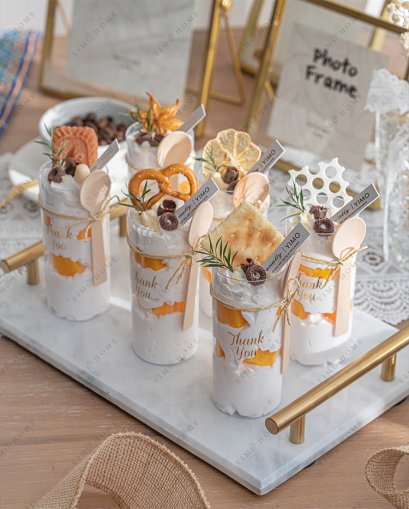 Cream Pudding Cup, Pastry Model