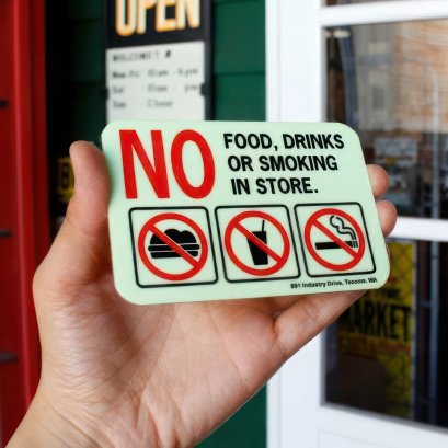 Glow in the dark Sign