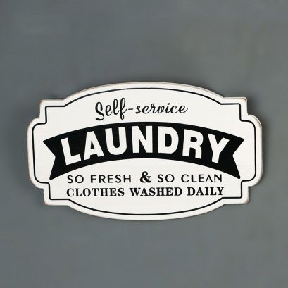 "LAUNDRY"Wall Décor (Wood)