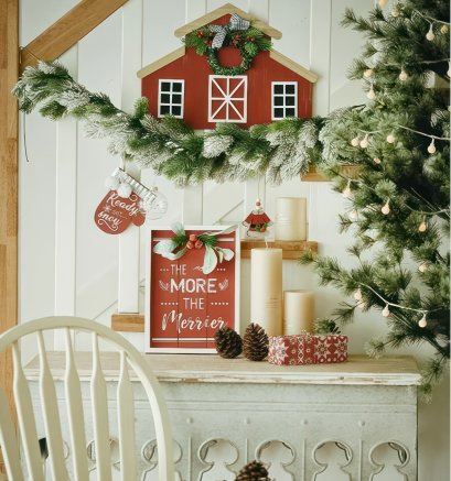 X&#039;Mas Wooden Wall Décor
